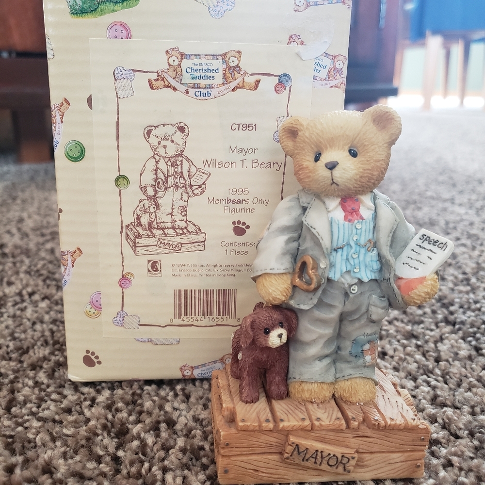 Cherished Teddies "Mayor Wilson T. Beary"